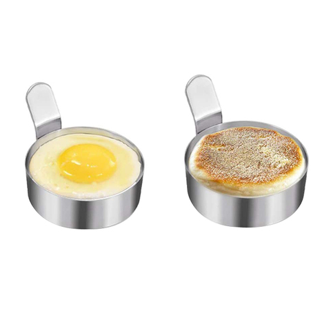 9/7 5cm freír huevo molde de cocina de acero inoxidable huevos herramientas frito panqueques hornear molde forma accesorios de cocina utensilios de cocina ► Foto 1/6