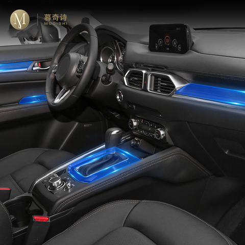 Para Mazda CX-5 2017-2022 del Interior del coche centro de la consola transparente película protectora TPU Anti-reparador para arañazos película accesorios Refit ► Foto 1/6
