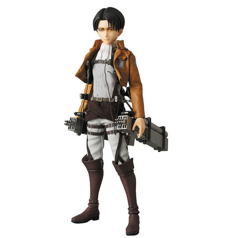 Figura de acción del Anime Attack on Titan, Levi Ackerman, Figma 213 Rivaille Ackerman, modelo coleccionable en PVC, juguetes para niños, regalos de muñecas de 6 