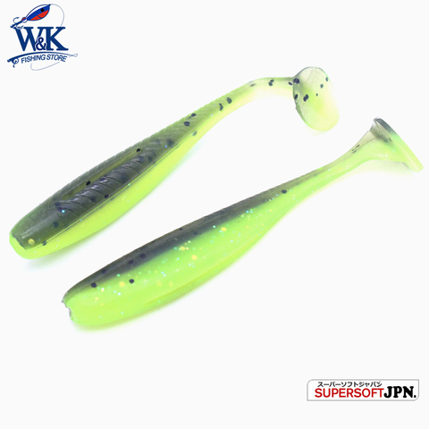 W & K Marca Soft Señuelo de la Pesca 6 cm 15 unids/bolsa Río Peces Para Cebo de Pesca de Plástico Blando Bait Pin Tail Pollock lubina Caliente # J1601-060 ► Foto 1/6