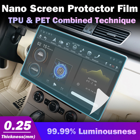 Nano Protector de pantalla a prueba de explosiones para coche Android, 9 