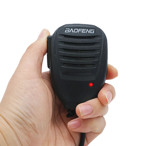 Baofeng mano walkie talkie con micrófono altavoz hombro micrófono para Kenwood TYT Pofung UV-5R de mano accesorios de BF-888s ► Foto 1/6