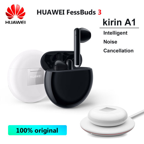 HUAWEI FreeBuds 3-auricular, inalámbrico por Bluetooth 5,1, auriculares internos con reducción activa del ruido y carga rápida ► Foto 1/6