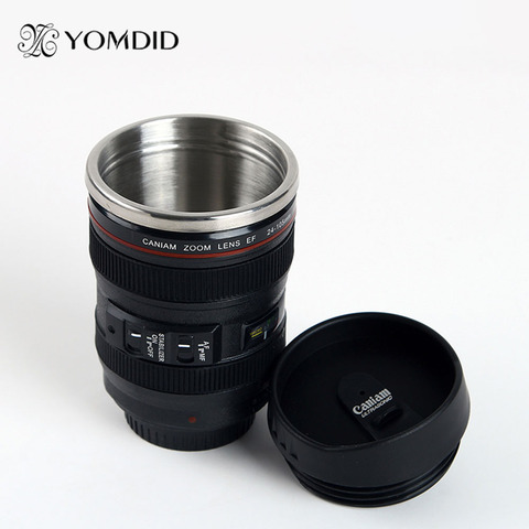 EF24-105mm de cámara SLR de acero inoxidable, taza de lentes para café a escala 1:1, caniam taza de café, regalo creativo ► Foto 1/6