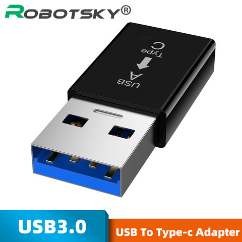 Conector USB macho a tipo c hembra, prueba de carga 3,1, convertidor de disco duro USB 3.0a macho para Huawei, Xiaomi, Samsung ► Foto 1/6