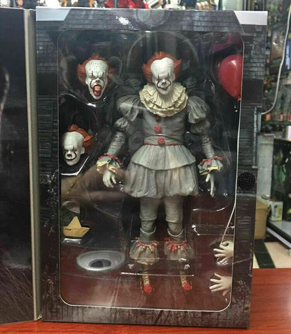 NECA IT-figura de acción de payaso Pennywise, muñeco de película de 7 