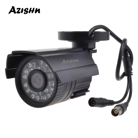 AZISHN-cámara CCTV para exteriores 800TVL/1000TVL, filtro de corte IR, vídeo de visión diurna/nocturna, impermeable, bala, vigilancia ► Foto 1/6