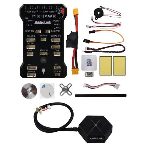 Radiolink-CONTROLADOR DE VUELO pixhawk RC Drone FC, 32 bits, con módulo de potencia para cuadricóptero de base de rueda larga/Multirotor de 6-8 ejes ► Foto 1/6