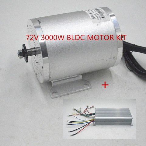 Kit de Motor BLDC de 72V y 3000W con controlador sin escobillas para patinete eléctrico, bicicleta eléctrica, pieza de Motor para motocicleta ► Foto 1/6