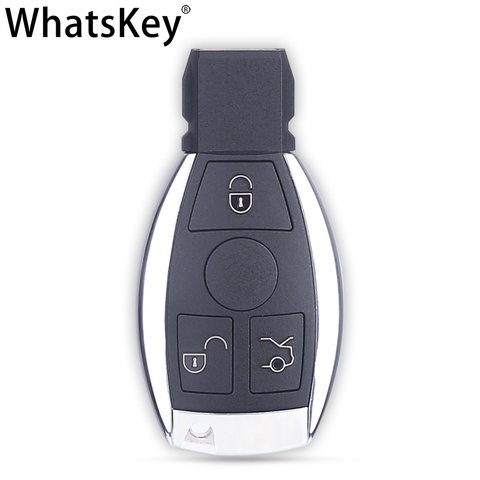 WhatsKey 3 botones de control remoto de la carcasa del llavero del coche para Mercedes para Benz A B C E S clase W203 W204 W205 W210 W211 W212 W221 W222 ► Foto 1/6