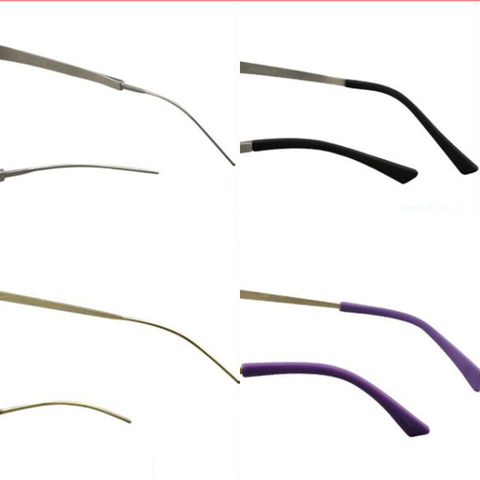 Ganchos de silicona antideslizantes para gafas, accesorios de funda para gafas, Color caramelo, 1 par ► Foto 1/6