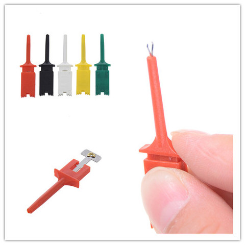 10 unids/set gancho de prueba SMD IC 6 colores Clips sonda de prueba ► Foto 1/5