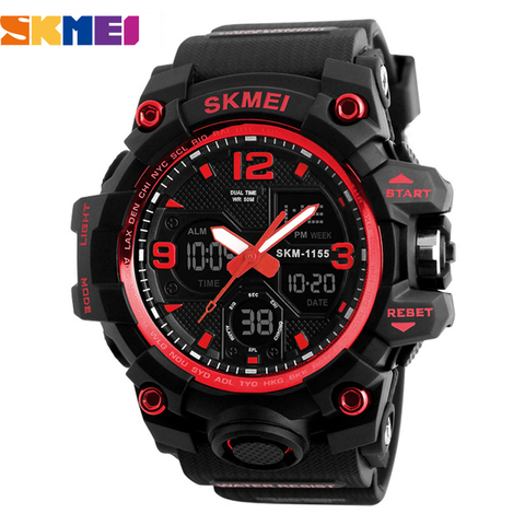 SKMEI-reloj deportivo militar para hombre, cronógrafo a prueba de golpes, Digital, resistente al agua, marca de moda ► Foto 1/6