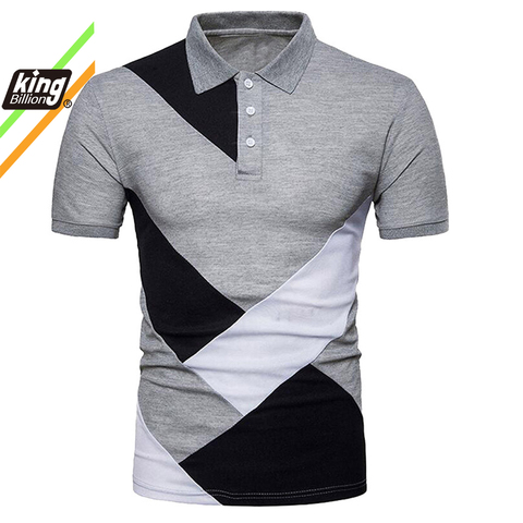 KB hombres Polo de hombre de manga corta Camisa de Polo de Color de contraste Ropa nueva verano Streetwear Casual de los hombres de la moda tops ► Foto 1/1