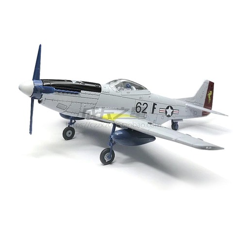 Mustang-montaje de caza 4D, modelo de avión americano de la Segunda Guerra Mundial P51, pegamento de Color libre, separación rápida, 1/48 ► Foto 1/6