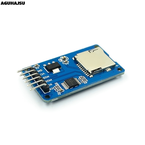 1 unids/lote tarjeta Micro SD mini módulo lector de tarjetas TF interfaz SPI con chip convertidor de nivel para arduino ► Foto 1/6