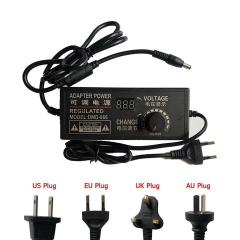 Adaptador de corriente Digital, Control de velocidad, 24V, 12V, fuente de alimentación regulada por voltaje ► Foto 1/1