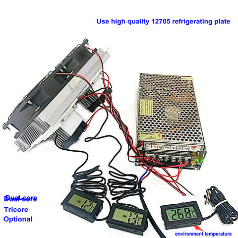 Refrigerador pequeño Diy, refrigeración Semiconductor, aire acondicionado, Kit electrónico de doble núcleo ► Foto 1/3