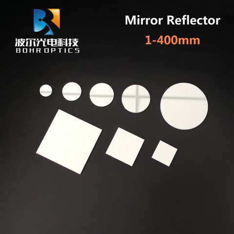 Óptico de Metal exterior reflexión revestimiento de espejo de aluminio N-BK7(H-K9L) de vidrio óptico de protección AL reflector ► Foto 1/5