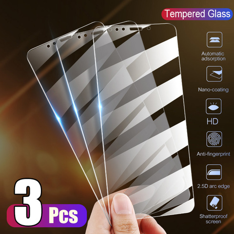 Protector de pantalla de cristal templado para iPhone, Protector de pantalla de vidrio templado para iPhone X XS Max XR 12 7 8 6 6s Plus 5 5S SE 11 Pro ► Foto 1/6