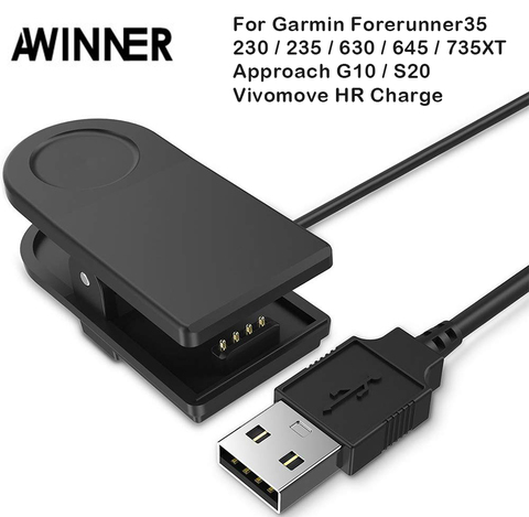 AWINNER de carga de Cable de datos de cargador para Garmin Forerunner 235 de 630 de 230 735XT reloj de 35/30 ► Foto 1/6