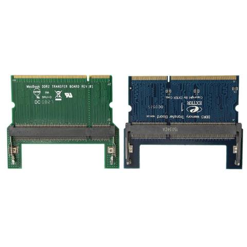 DDR2/DDR3 Laptop SO DIMM a escritorio DIMM adaptador de memoria adaptador de RAM tarjeta componente de ordenador accesorio agregar en las tarjetas ► Foto 1/6
