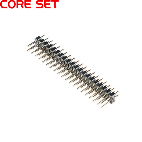 10 unids/lote 2,54mm 2x20 Pin romper lejos Dual hombre cabecera Pin para Raspberry Pi cero GPIO ► Foto 1/2