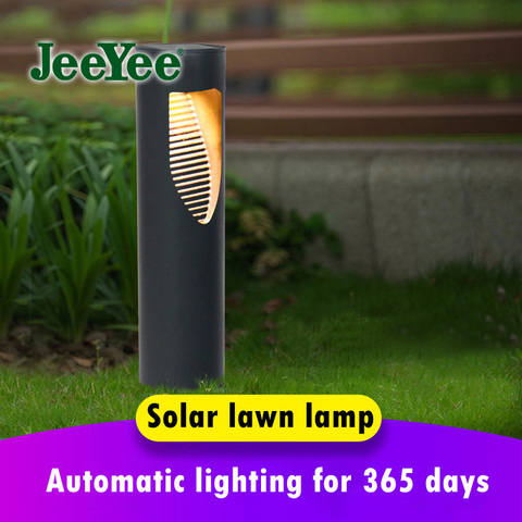 JeeYee-Lámpara de jardín para césped, luz LED Solar impermeable, simplicidad moderna, para exteriores, patio, Villa, paisaje, césped, luz de bolardo ► Foto 1/6