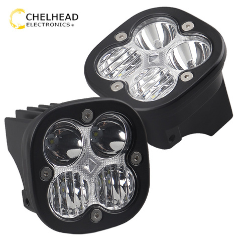 Luces led de trabajo de 4000LM para coche, haz combinado de 40w, todoterreno, 4wd, suv, atv, moto, camión, tractor, luz de trabajo automotriz ► Foto 1/6