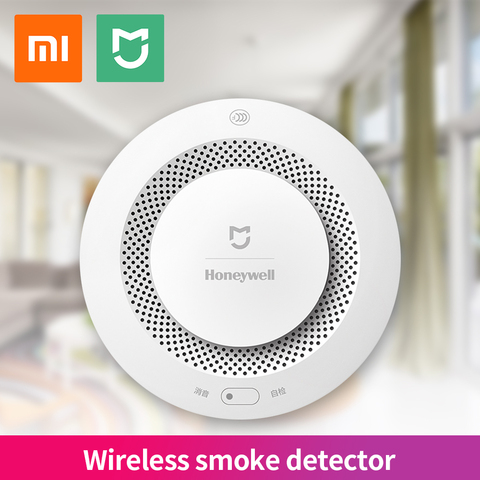 Sensor de humo Xiaomi Mijia, Detector de Gas Honeywell, funciona con puerta de enlace multifunción, 2 aplicaciones de seguridad, Control de hogar inteligente ► Foto 1/6