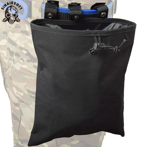SINAIRSOFT nuevo Molle bolsa de gran capacidad militar táctico Airsoft Paintball caza plegable Mag recuperación bolsa Molle cinturón ► Foto 1/6