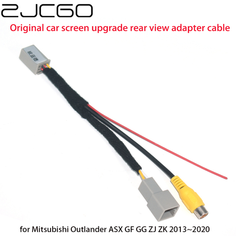 Adaptador de cámara de marcha atrás de vista trasera de coche, Cable RCA para Mitsubishi Outlander ASX GF GG ZJ, entrada de vídeo de pantalla Original de fábrica ► Foto 1/6