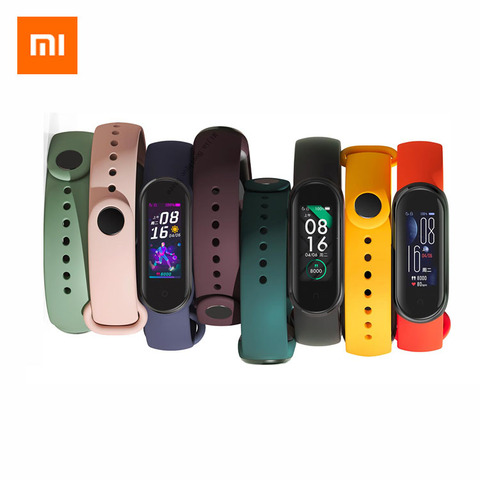 Xiaomi-Pulsera de silicona Mi Band 5 original, correa de reemplazo para muñeca de reloj inteligente ► Foto 1/6