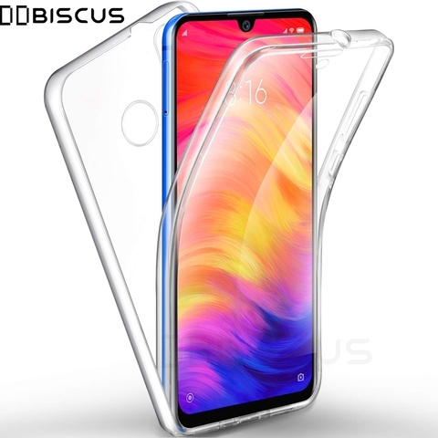 Funda de teléfono completa de 360 ​​grados para Xiaomi Redmi 8A 7A 6A 9A 9C S2 5 Plus Note 7 8 8T 9S 6 10 Pro mi 8 9 Lite 9T A3 funda transparente ► Foto 1/6