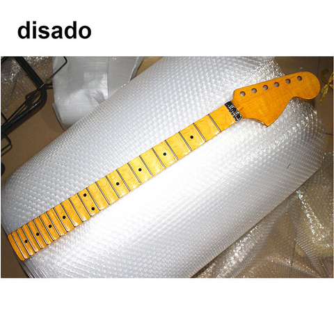 Disado-diapasón para guitarra eléctrica, 21 y 22 trastes, cabezal grande, cuello de guitarra eléctrica de Arce, diapasón de festón, pintura brillante, piezas de guitarra, accesorios ► Foto 1/6