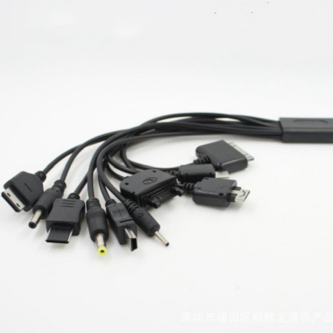 Cable de carga USB multifunción 10 en 1, Cable de transferencia de datos Universal, multipin, para Samsung, LG, Sony, gran oferta ► Foto 1/3