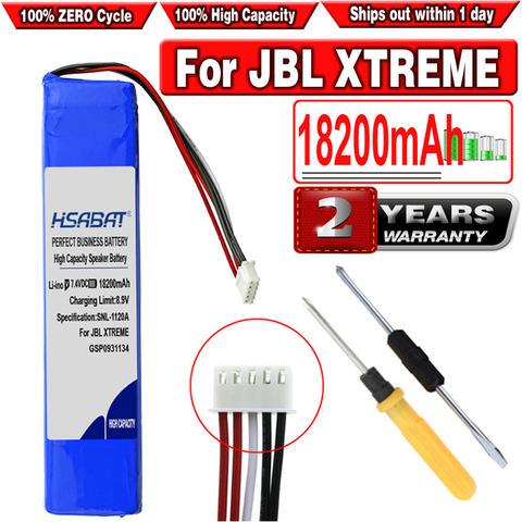 Batería HSABAT 18200mAh GSP0931134 para baterías de altavoces JBL XTREME Xtreme ► Foto 1/6