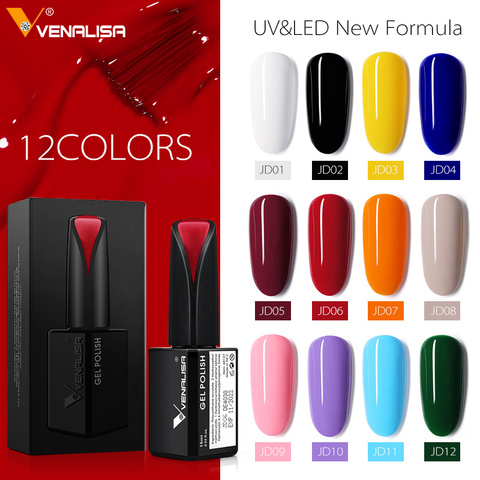 Venalisa nueva llegada 15ml Gel polaco para Diseño de Arte de uñas de manicura duradera Soak Off UV Gel Polish curado con lámpara LED ► Foto 1/6