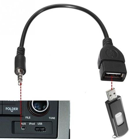 3,5mm AUX del coche Cable Adaptador convertidor para Land Rover Range Rover Sport Vogue Evoque descubrimiento 4 ► Foto 1/6