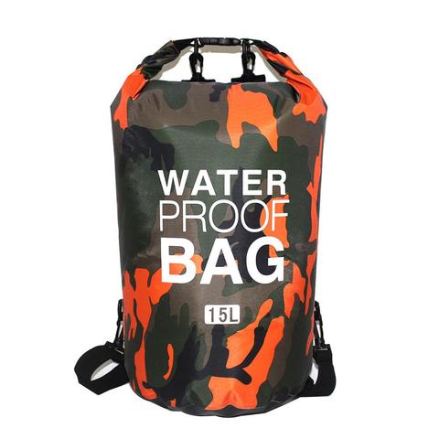 Bolsa seca impermeable de PVC para hombre y mujer, bolsa plegable de 5L, 10L, 20L, 30L, para buceo al aire libre, playa, natación, Rafting, río, Océano ► Foto 1/6