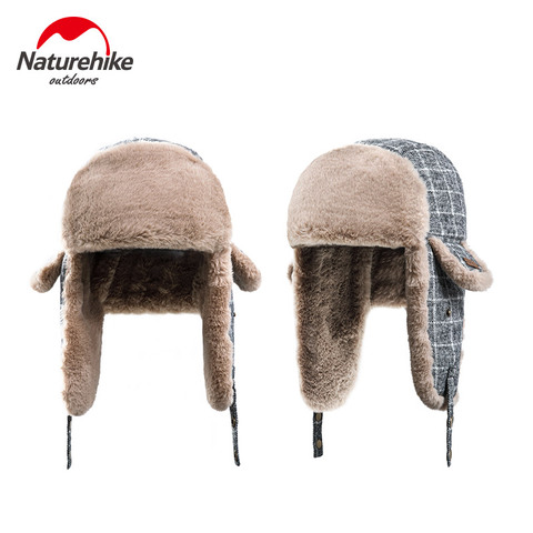 Naturehike-gorro de lana con protección para las orejas para hombre y mujer, gorra cálida para acampar, deportes de senderismo, con máscara, gorro de Lei feng gratis ► Foto 1/6