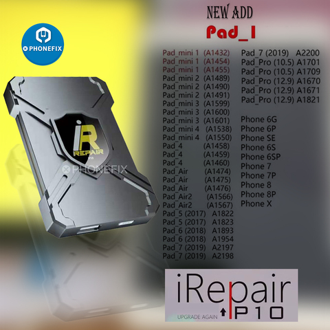 Programador NAND, caja de reparación P10 para iPhone y iPad, número de serie, lectura y escritura sin Nand, Cable OEM DCSD usado con caja DFU ► Foto 1/6