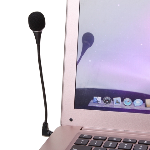Mini micrófono Flexible con cancelación de ruido, interfaz de 3,5mm para PC, portátil y portátil ► Foto 1/6