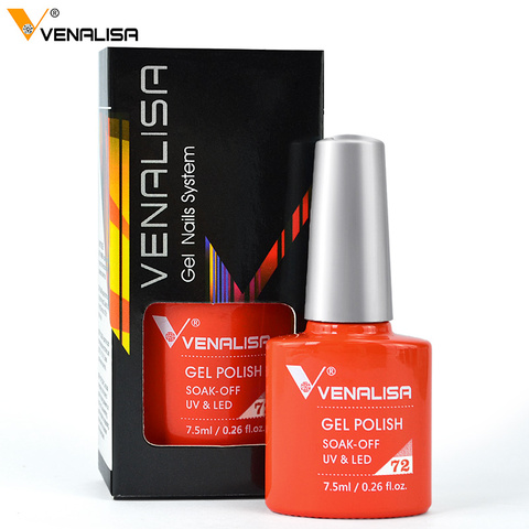 Verano de esmalte de Color esmalte de uñas de Gel UV Diseño de Arte de uñas de manicura Venalisa 7,5 ml empapa esmalte de uñas de Gel UV laca para esmalte de uñas barniz ► Foto 1/6