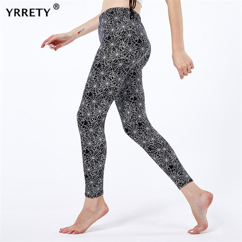 YRRETY-Leggings con estampado de flores para mujer, pantalones de talla grande, guitarra a cuadros, pantalón fino, moda, gran oferta, 2022 ► Foto 1/6