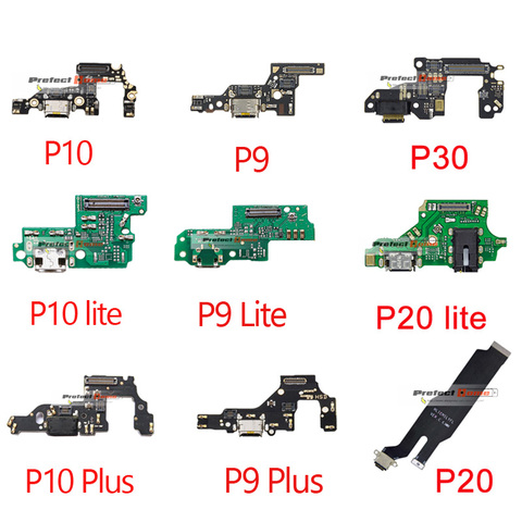 1 Uds marca Huawei P9 P10 20 30 pro lite Plus conector de base USB puerto de carga de cargador Flex Cable de micrófono módulo ► Foto 1/3