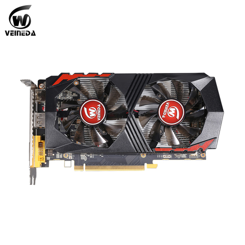 VEINEDA-tarjeta de vídeo de escritorio para ordenador de Juegos de pc, tarjeta gráfica PCI-E GTX1050Ti GPU 4G DDR5 para nVIDIA Geforce Game ► Foto 1/6