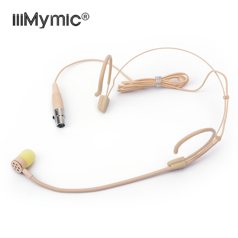 ¡Perfecto para concierto de canto! PRO auricular micrófono Mini 4 Pin XLR TA4F condensador cardioide micrófono para Shure Wireless Bodypack ► Foto 1/6