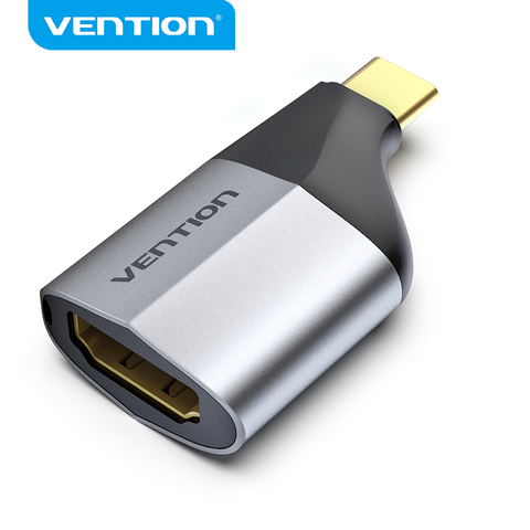 Vención DE LA Tipo C a HDMI adaptador USB-C a 4K HDMI 2,0 adaptador para MacBook Samsung Galaxy S10/S9 Huawei Mate 20 P40 Pro USB C a HDMI ► Foto 1/6