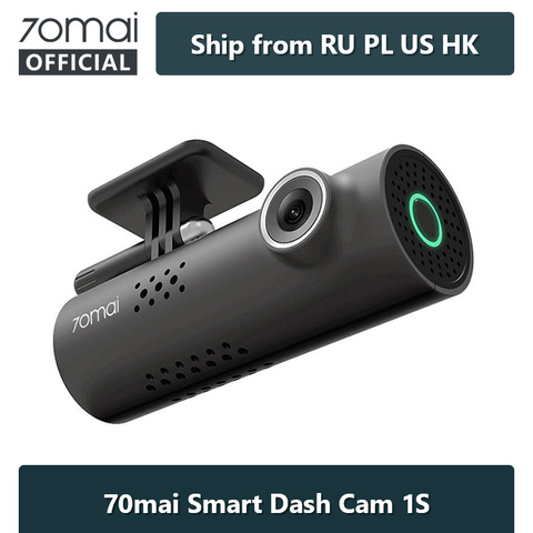 Control de voz inglés 70mai coche DVR Cam 1S 1080HD 70mai cámara de visión nocturna 70Mai Dash cam 1S Wifi grabadora de 70 mai Dash Cam 1S ► Foto 1/6